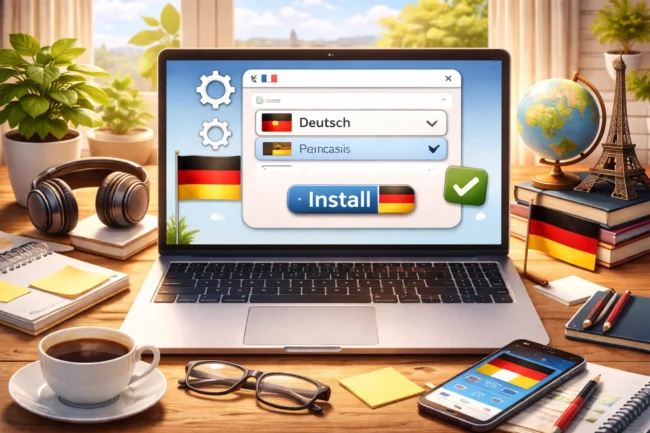 Πως μπορώ να βάλω Γερμανικά στο pc μου